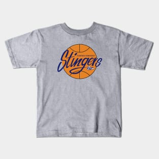 Defunct Florida Suncoast Stingers CBA Basketball Kids T-Shirt